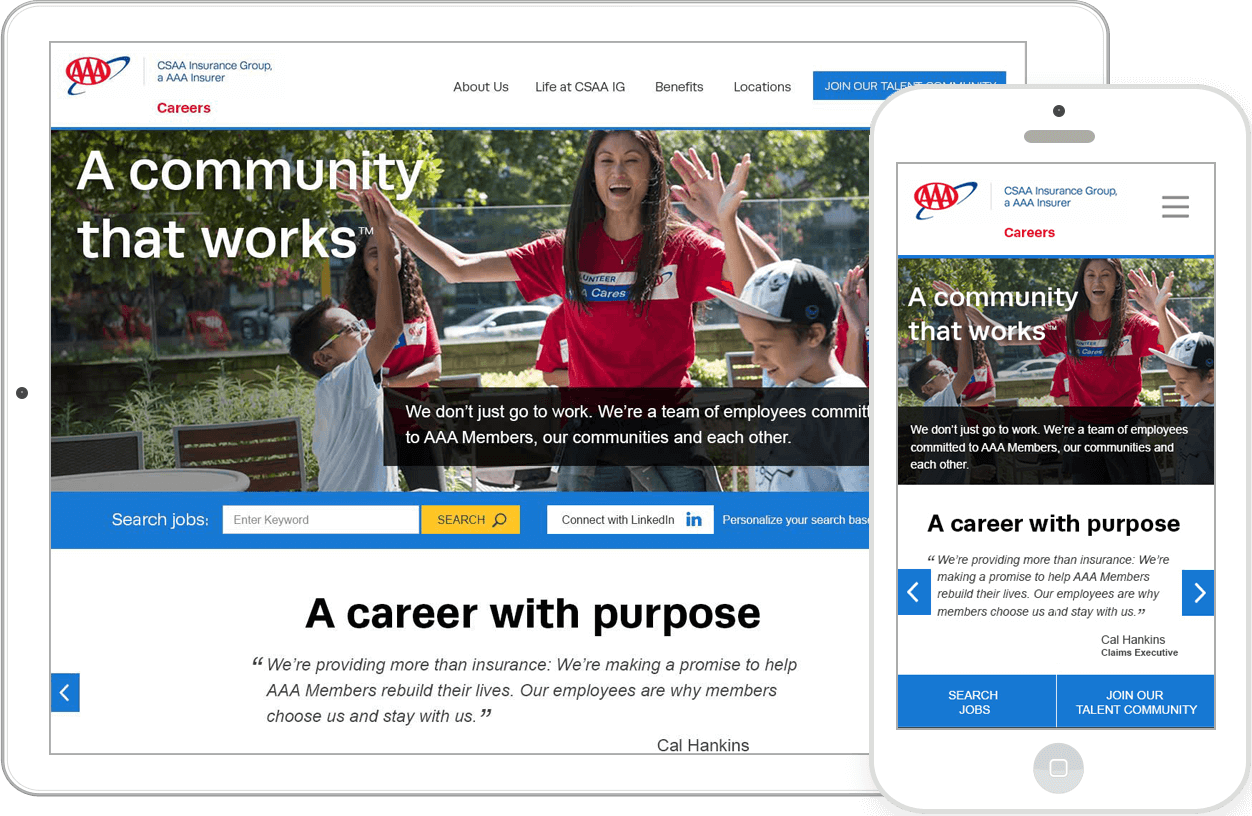 AAA/CSAA Careers Site